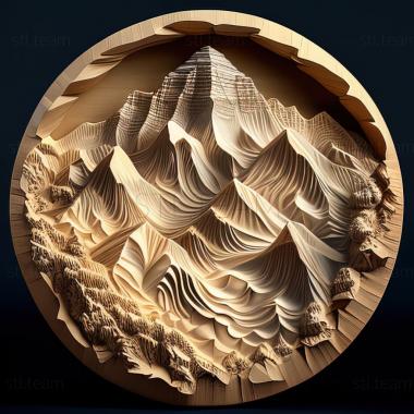 3D model Himalayas (STL)